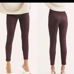 Free People Faux Suede. Run big. See measures first. Soft and easy pull on style